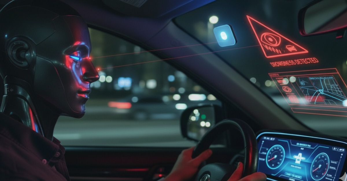 EyeChip for Automotive Driver Monitoring (DMS)